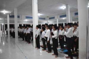 Seluruh santri Pesantren Modern Al Zahrah