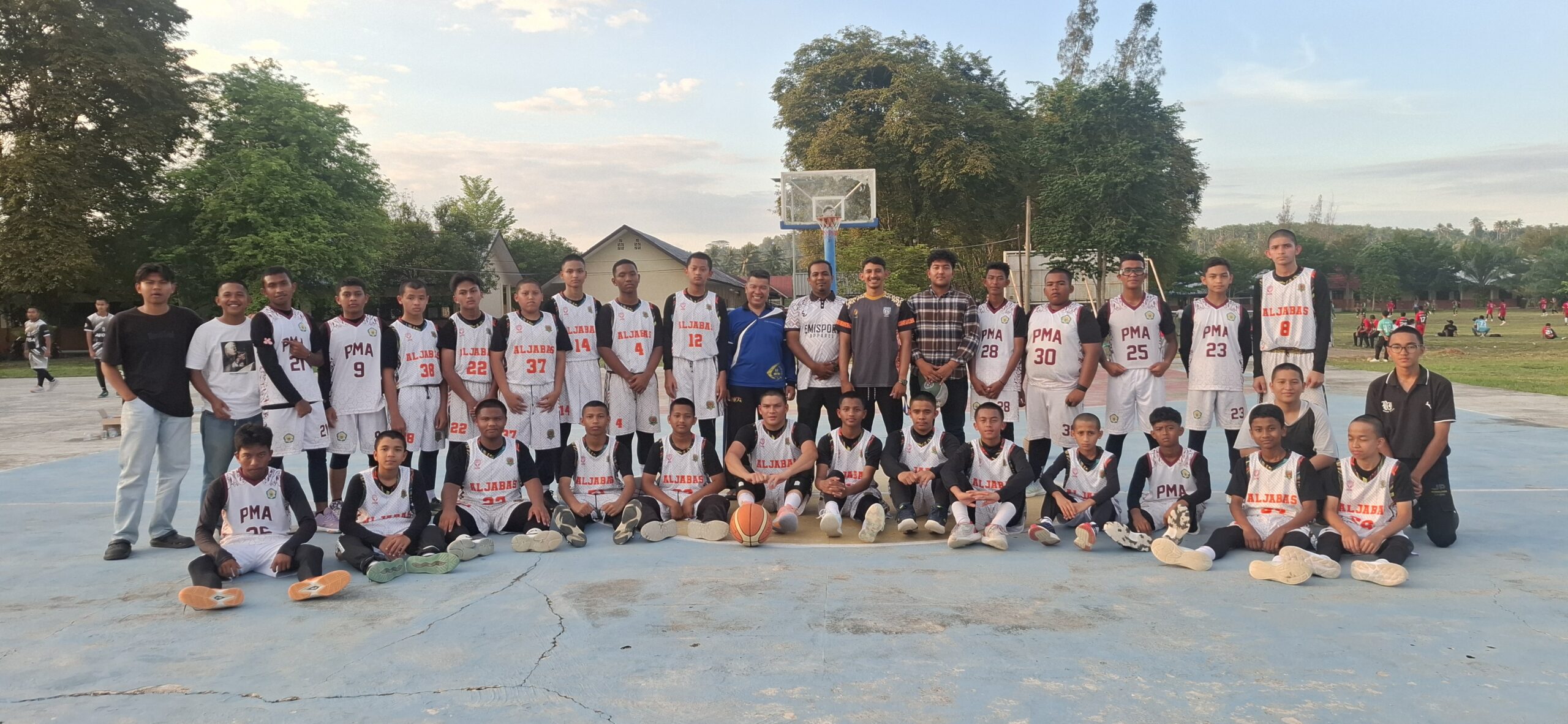 Tim Bola Basket Al Zahrah VS Al Muslim